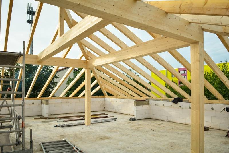 Framing for a home addition